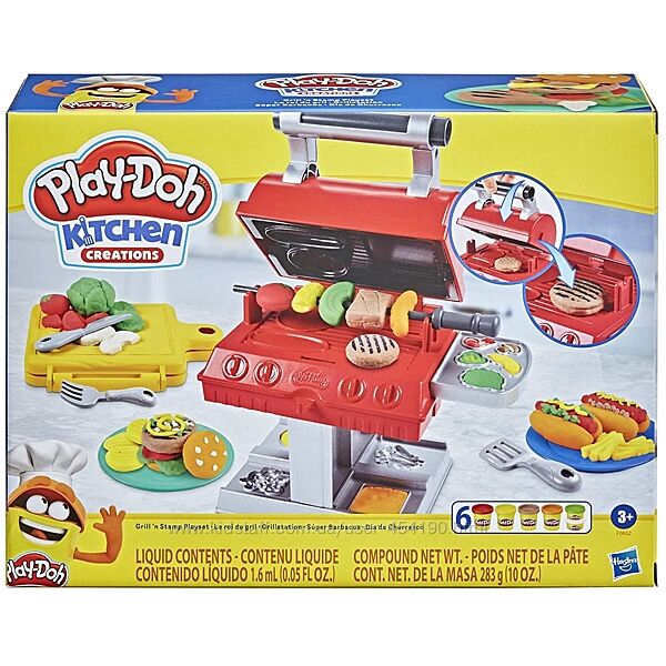 Плей-До набор пластилина Гриль барбекю Play-Doh F0652 Оригинал Hasbro