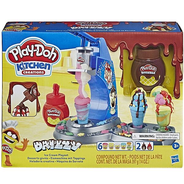 Плей-До набор пластилина Мороженое глазурью Play-Doh E6688 Оригинал Hasbro