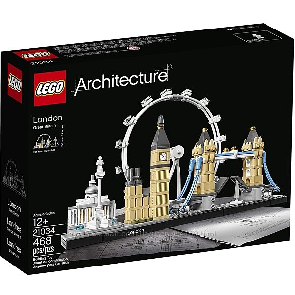 Конструктор Lego Architecture 21034 Лондон Лего Архитектура