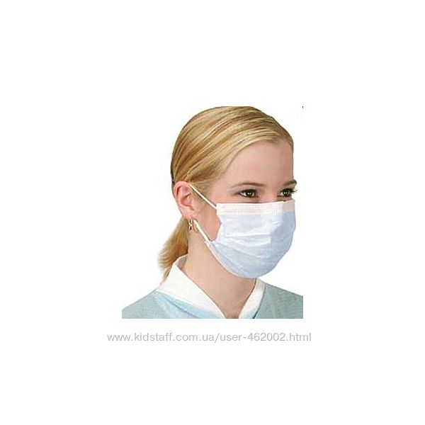 Одноразовая медицинская маска для лица 50 штук в пачке