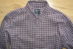 Zegna Sport мужская рубашка 100 хлопок M-L-размер 