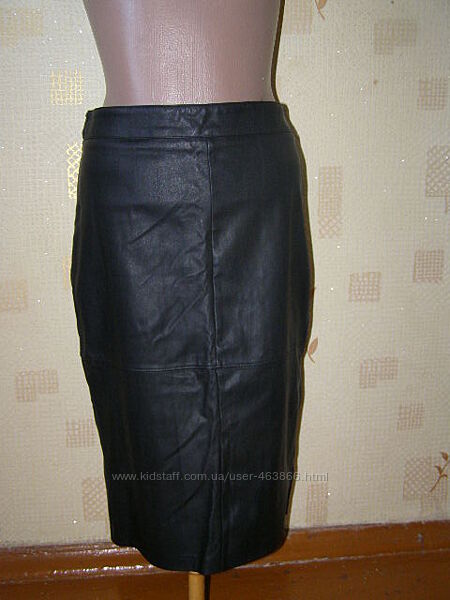77th Flea стильная юбка карандаш под кожу 36-размер