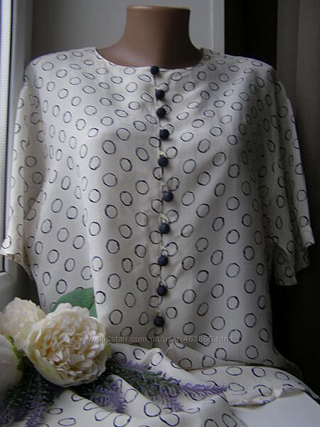 Solange mondor made swiss блуза 100 cupro купро 46 евро-размер Швейцария  