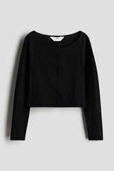 чорна кофта H&M на гудзиках. розмір 158-164 або 12-14 років