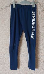 лосини легінси Reserved з написом. розмір 152