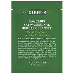 Kiehls Cannabis Sativa Seed Cleanser очищающий гель с маслом семян конопли