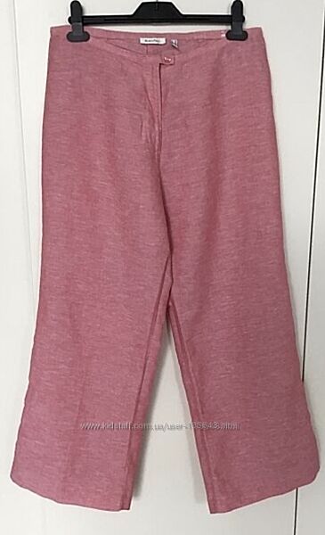 Брюки кюлоты лён хлопок