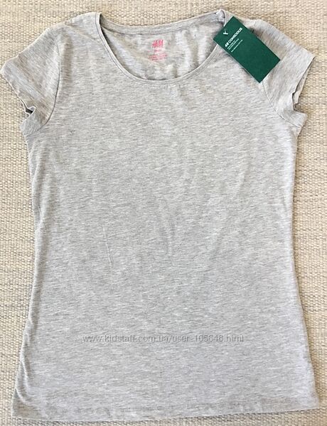 Базовая футболка из хлопка H&M