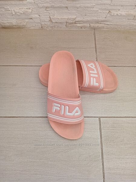 Шльопанці на дівчинку Fila 33 Шлепки Шлепанцы