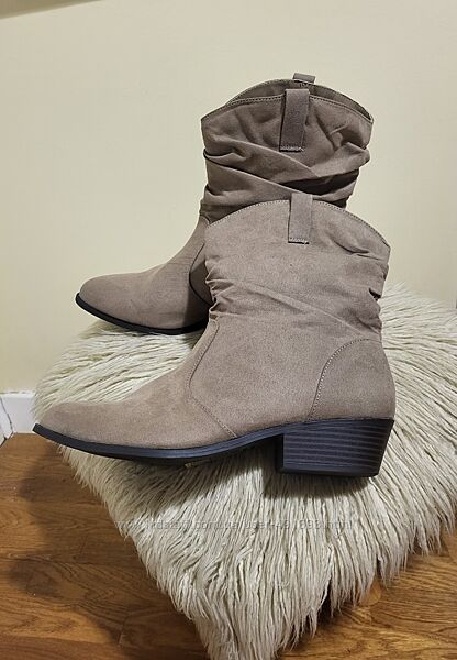 Чоботи жіночі 42 ковбої Primark текстильні