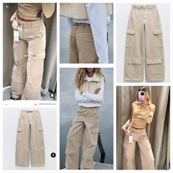 Нові влучні  100 котонові штани Zara