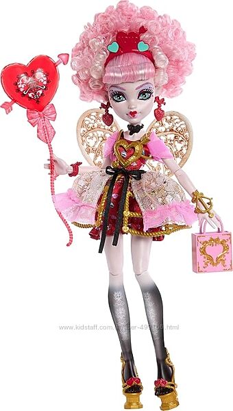 Monster High Scary Sweet Birthday Doll, Cupid Asteria in Pink and Red Party