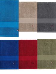 6 кольорів Баний рушник Tommy Hilfiger Modern American