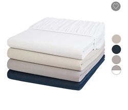 Бавовняне простирадло на резинці Німеччина LIVARNO шир 140-160 см