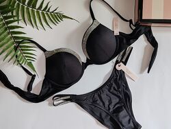 Сяючий купальник з камінчиками victorias secret вікторія сікрет 