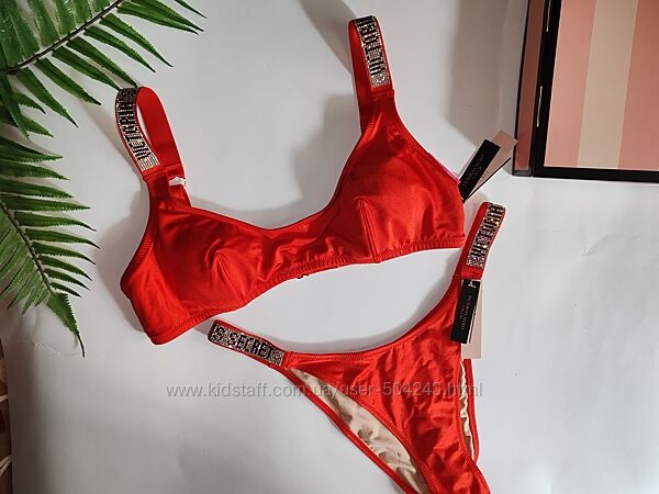 Розпродаж  купальник топом с камнями  Victorias Secret