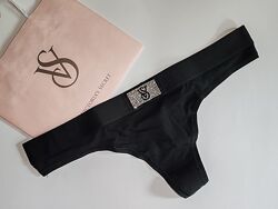 Бавовняні стрінги з logo та камінчиками victoria&acutes secret оригінал