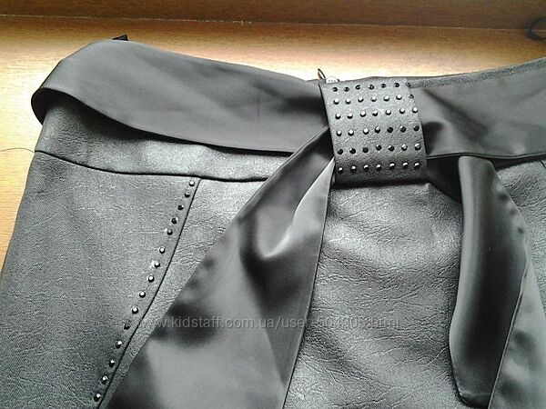 Стильна спідниця, імітація шкіри