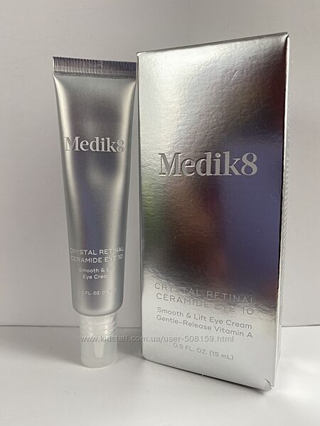 Крем для розгладження зони навколо очей medik8 crystal retinal ceramide eye
