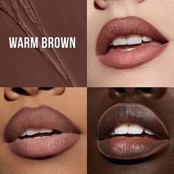Контурний автоматичний олівець для губ huda beauty у відтінку warm brown