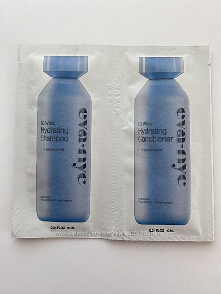 EVA NYC H2 Whoa Hydration Shampoo & Conditioner Sample  пробник шампуню 