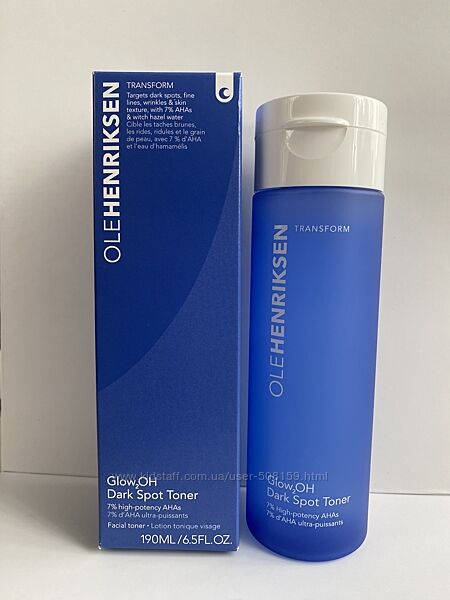 OleHenriksen Glow2OH Dark Spot Toner нічний тонер для боротьби з пігментаці