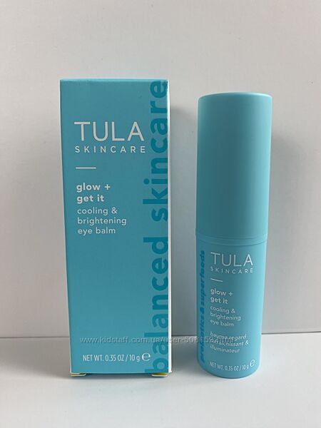 Охолоджуючий бальзам-крем для очей Tula Skincare Glow  Get It Cooling Eye 