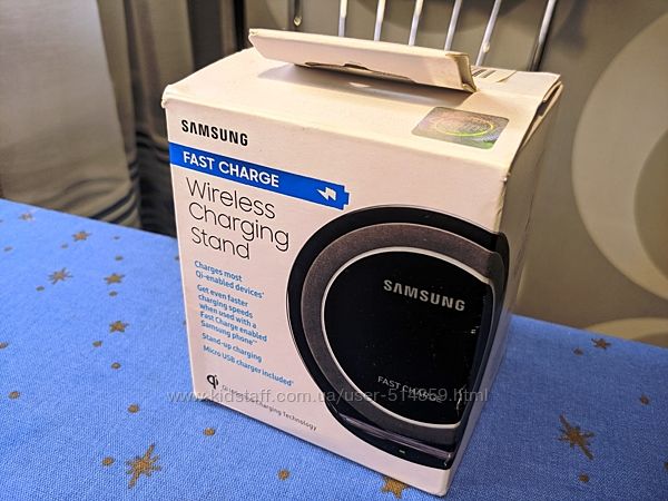 Быстрая беспроводная зарядка Samsung Fast Charge c AFC EP-NG930TBUGUS