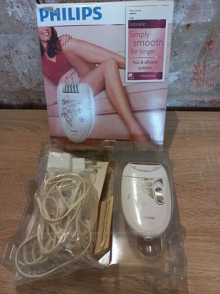Епілятор Philips Satinelle 6401/04, комплект