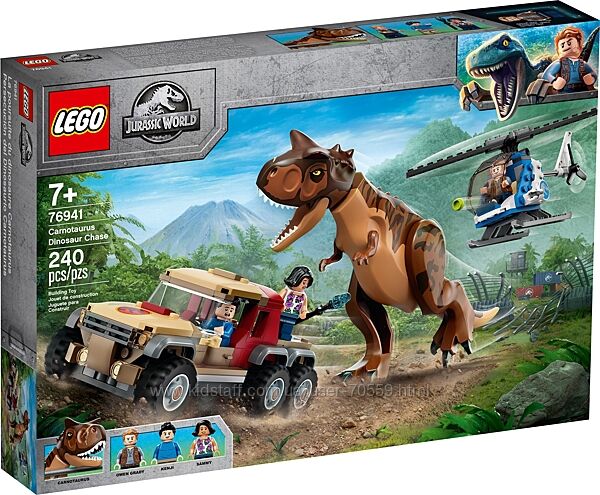 Lego Jurassik World 76941 Carnotaurus Dinosaur Chase