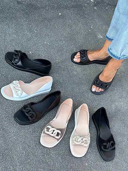 Жіночі босоніжки балетки натуральна шкіра замша 36-41 