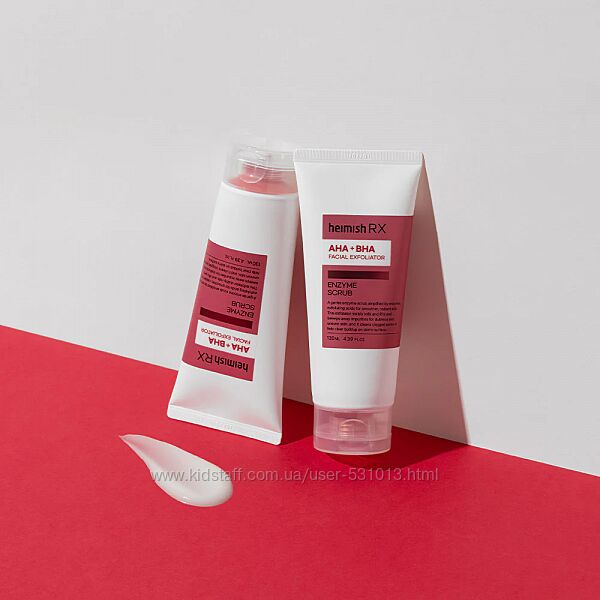 Ніжний пілінг-скатка для обличчя з ензимами Heimish RX AHA BHA Enzyme Scrub