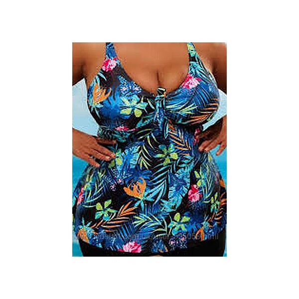 верх от купальника раздельного размер 54 20 танкини новый с оборками 