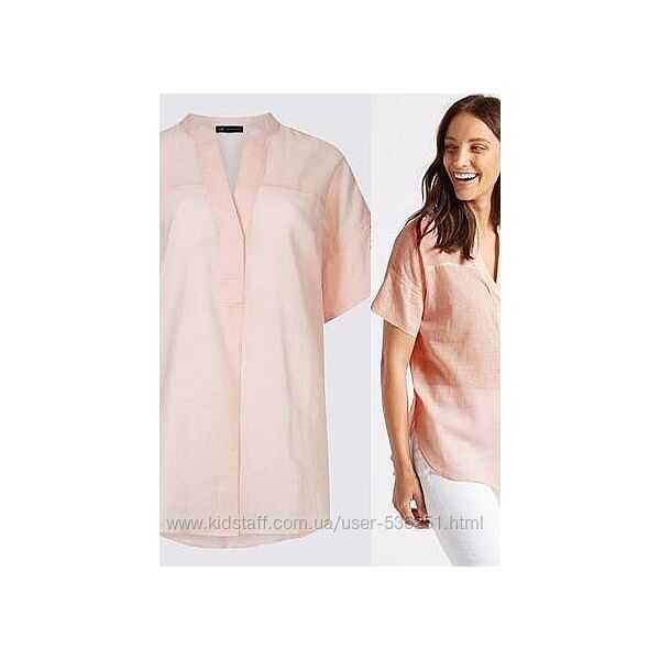 Блуза льон Marks&Spenser Розмір 10/38