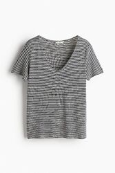 Футболка лен H&M