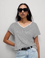 Футболка лен H&M