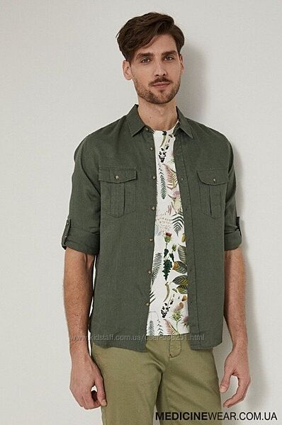 Рубашка лен Medicine мужская