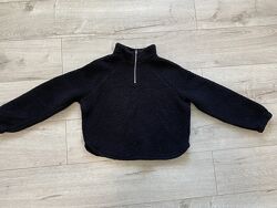 Меховая кофта H&M, рост 146-152 см, возраст 10-12