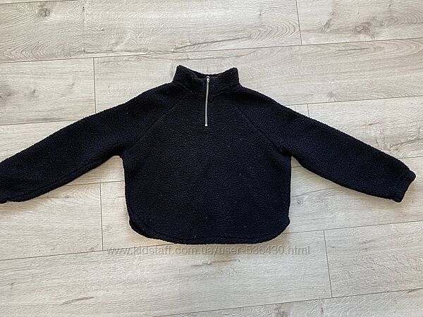 Меховая кофта H&M, рост 146-152 см, возраст 10-12