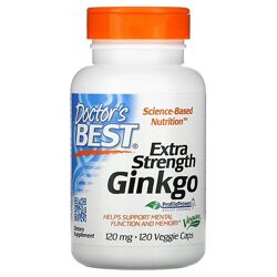 Doctor&acutes Best Гинкго билоба с повышенной силой действия. 120 мг, 120 к