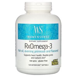 Natural Factors WomenSense RxOmega-3 женская омега 3. 120 мягких таблеток