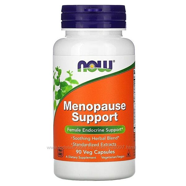 Now Foods Menopause Support поддержка при менопаузе, травяной сбор. 90 кап.