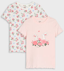 Комплект футболкок 2 шт. для дівчинки Sinsay