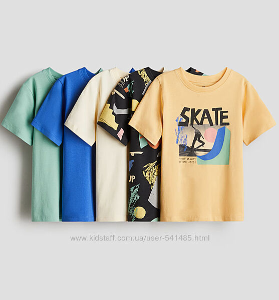 Комплект футболок 5 шт. для хлопчика H&M