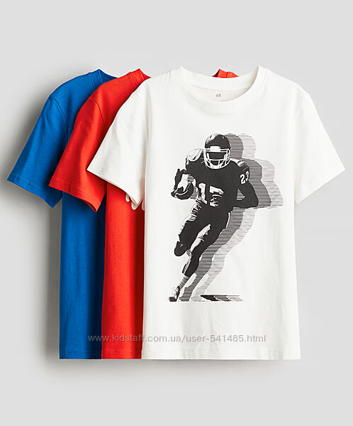 Комлект футболок 3 шт. для хлопчика H&M