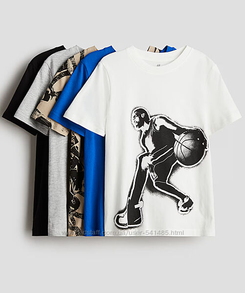 Комлект футболок 5 шт. для хлопчика H&M