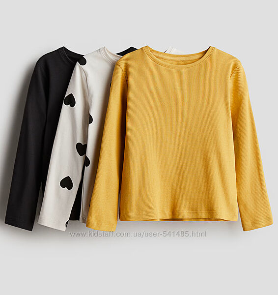 Реглани 3 шт для дівчинки H&M.