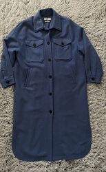 Довге тепле пальто Reserved йде на розмір L оверсайз