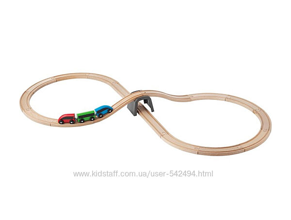 IKEA LILLABO дорога залізнична игра шків деревяна