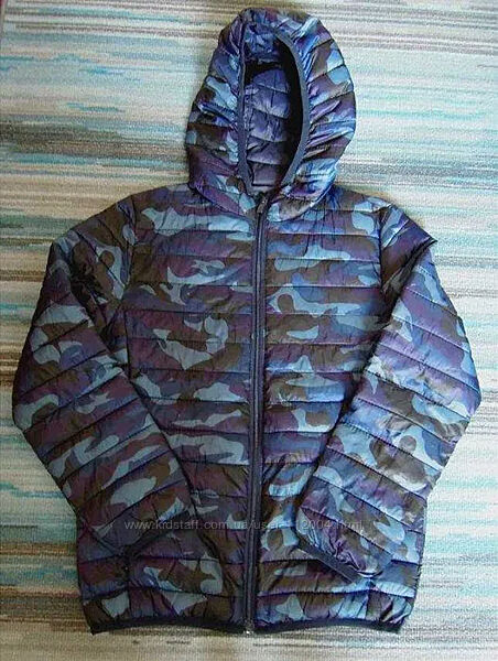 пуховик Zara р.9/10, 140 , саме пухове наповнення, куртка